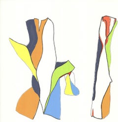 2015 Jill Nathanson 'American Dance Festival 2015' Contemporary White, Yellow