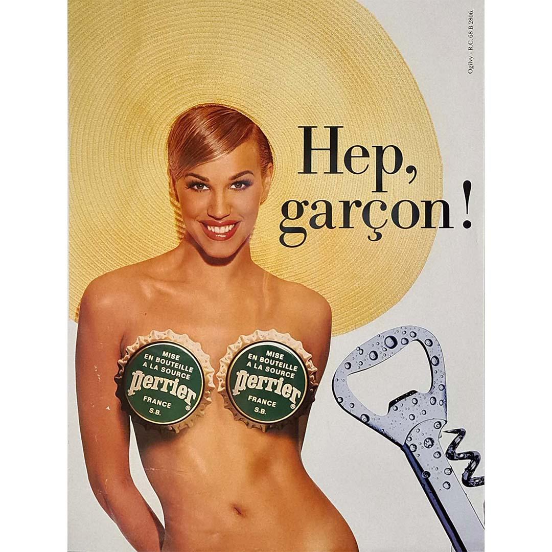 Hep, Garçon! The provocative ad produced by Ogilvy in 1992 - Perrier For Sale 1