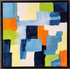 Abstract II (Abstract, Vibrant, Deep, Blue, Navy, Green, Orange, 25% OFF)