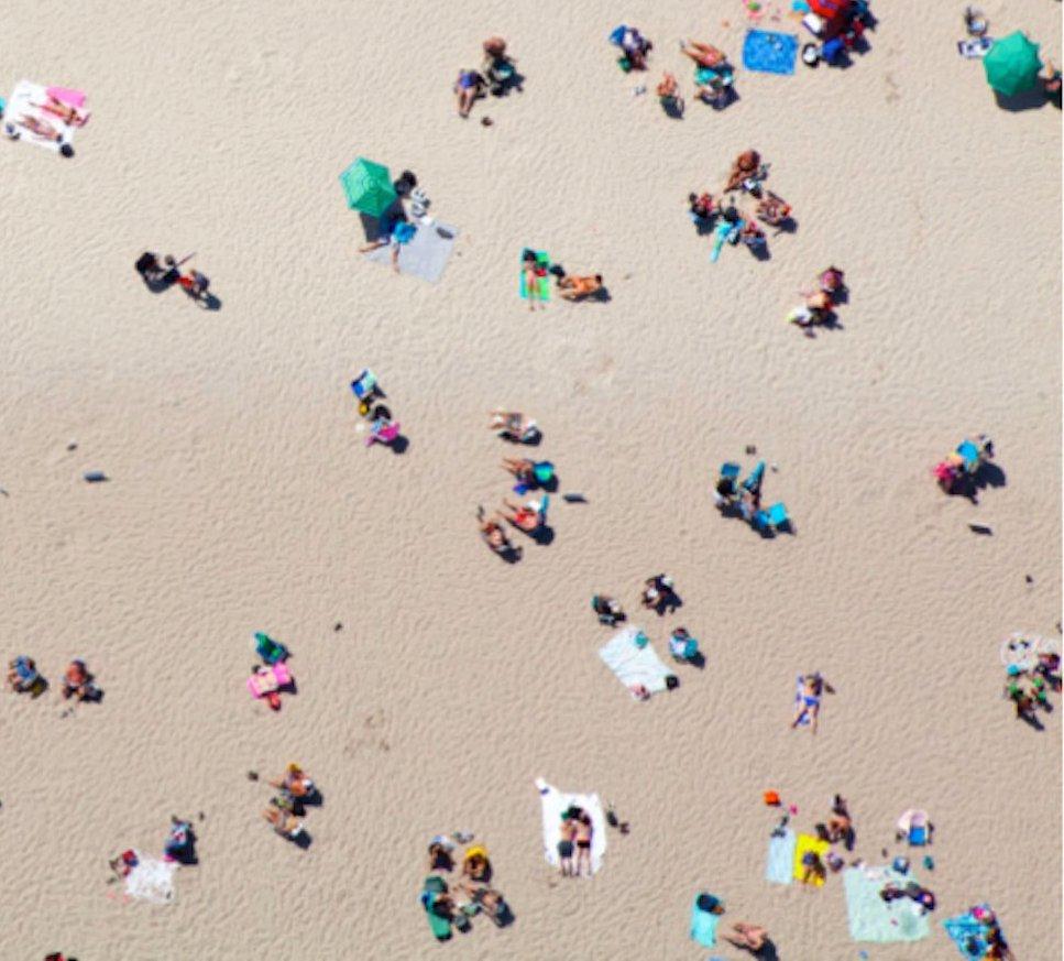 Plage II, Plage nue, Barre de sable. Photographie couleur d'un paysage de plage en vente 2