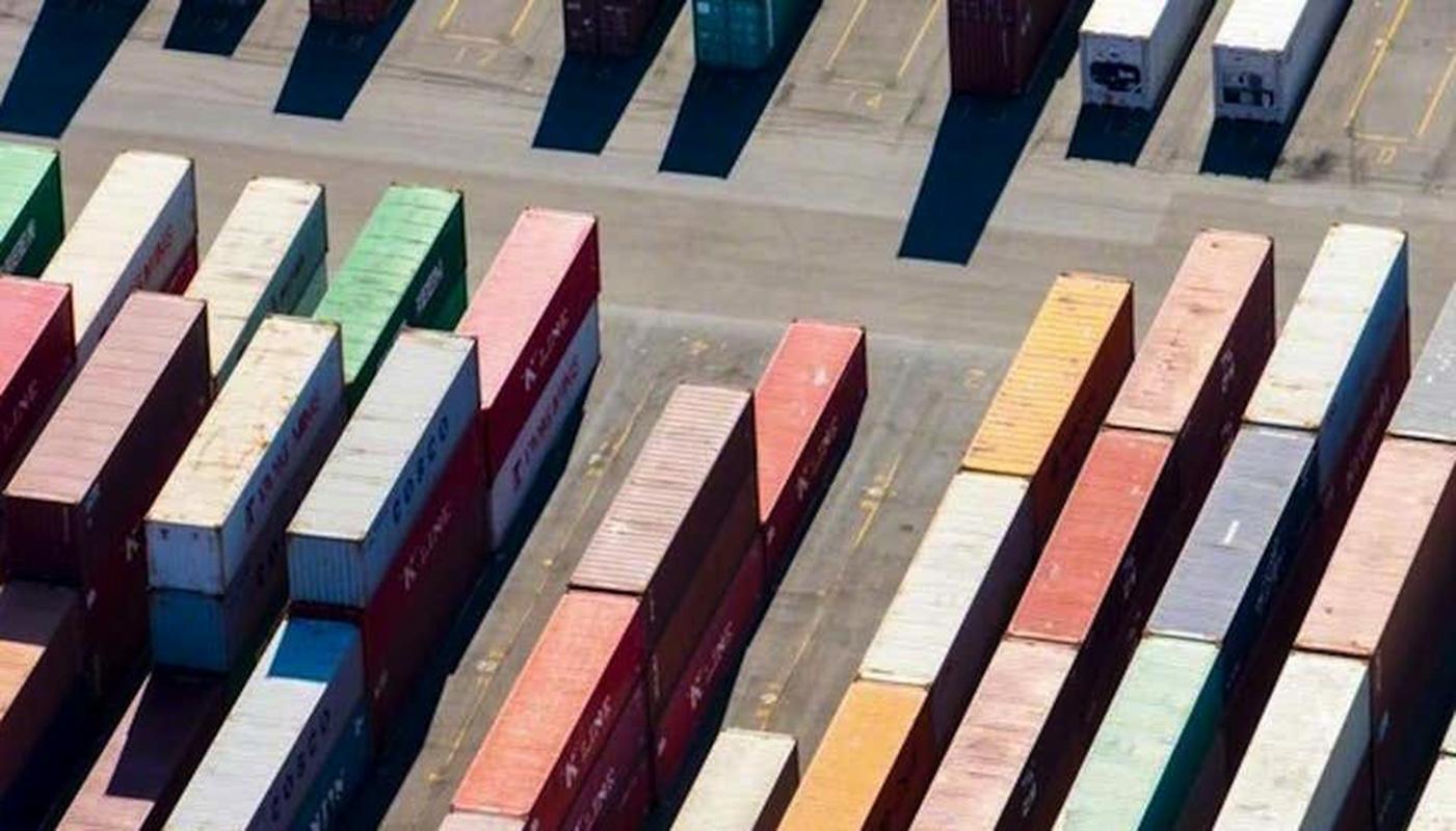 Containers.  Aerial landscape Limited edition Color Photograph For Sale 2