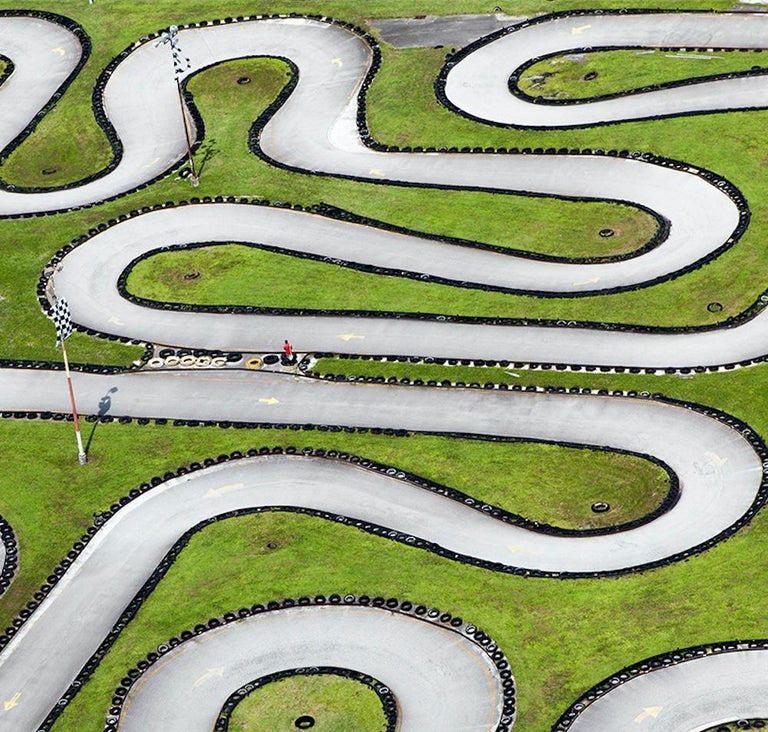 Jill Peters - Go Cart Track. Aerial Landscape limited edition color ...