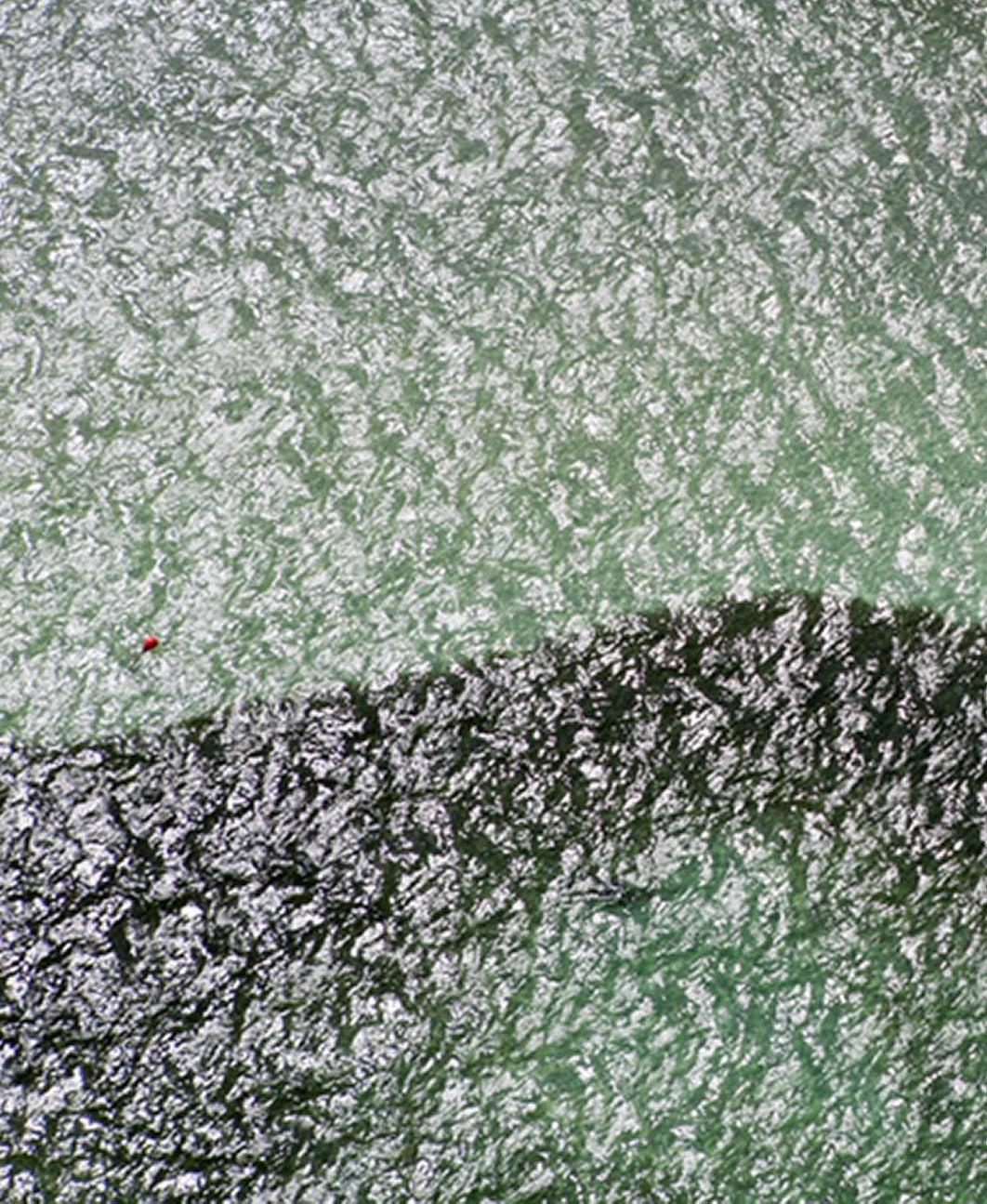 Lone Swimmer, 2015 Aerial Photograph For Sale 2