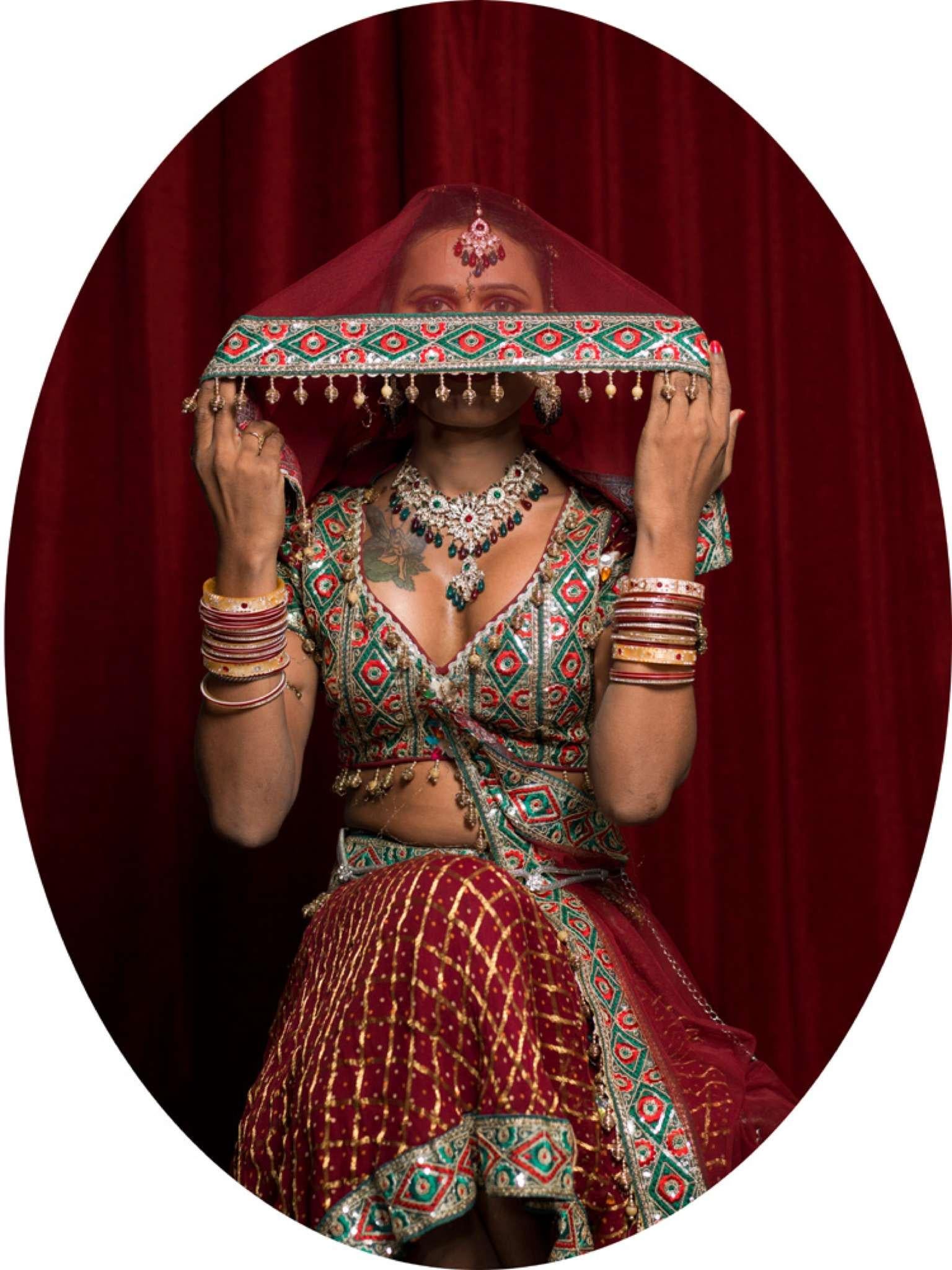 Satz von 6 Protraits. Aus der Serie The Third Gender of India (Moderne), Photograph, von Jill Peters