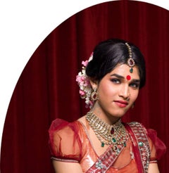 Shreya, Protrait. Aus der Serie The Third Gender of India