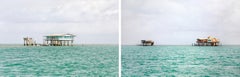 Stiltsville I et II. Diptyque. De la série Paysage