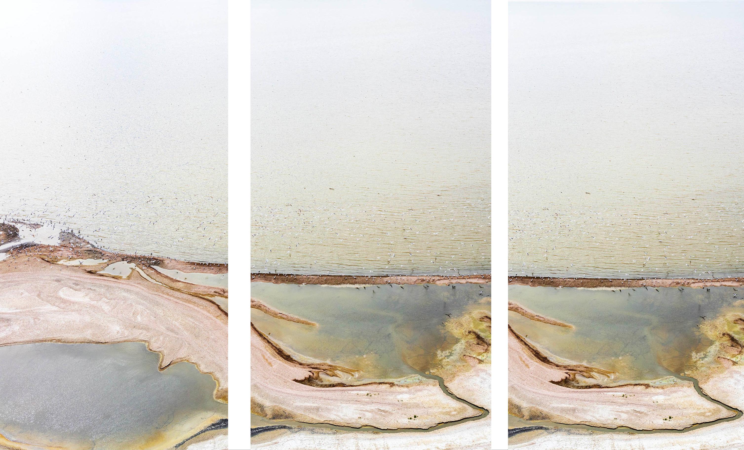 Jill Peters Landscape Photograph - Untitled 2222. Triptych. Landscape limited edition color photograph