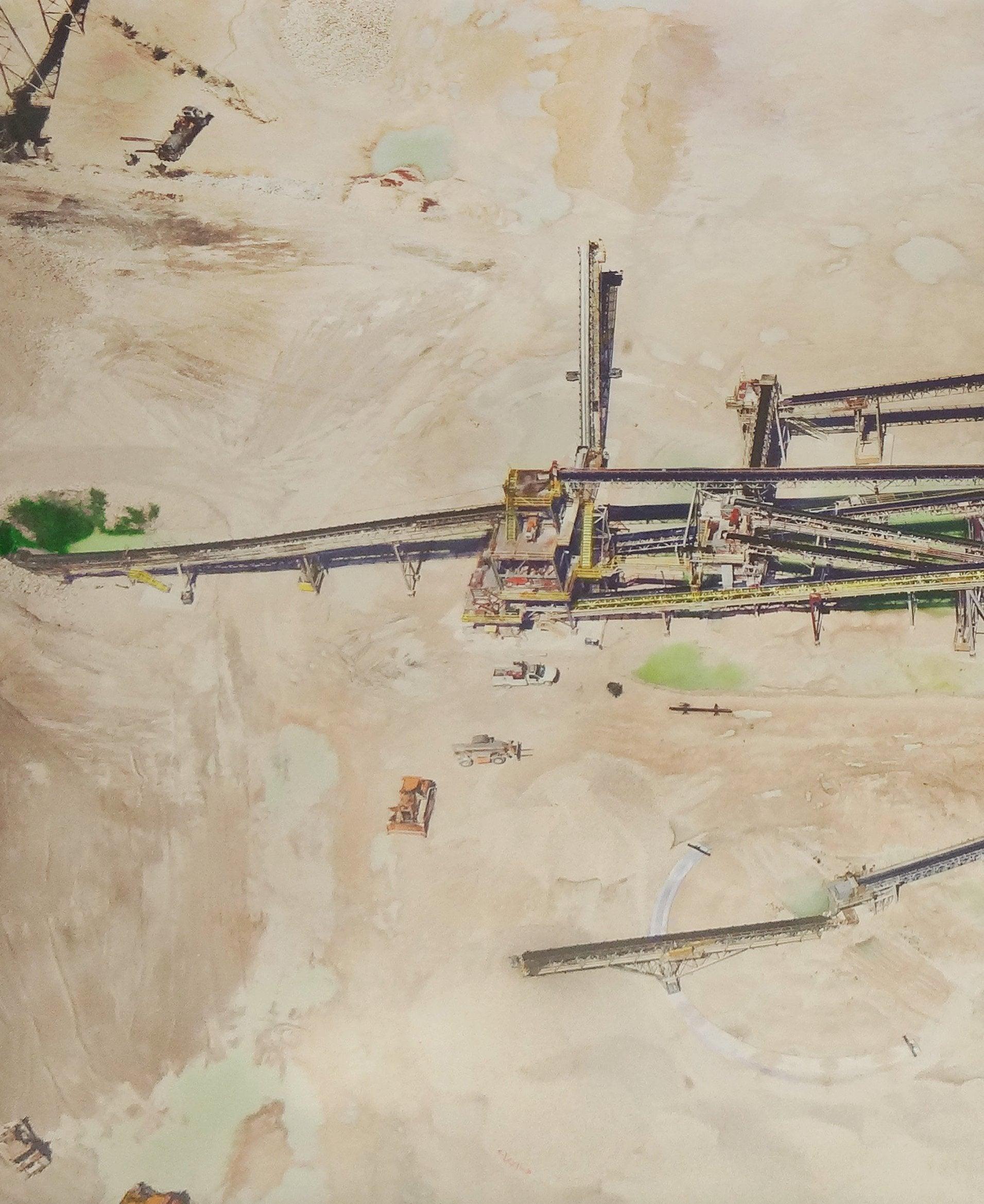 Unbetitelt. Aerial Landscape Farbfotografie in limitierter Auflage (Moderne), Photograph, von Jill Peters