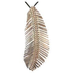 Jill Platner Sterling Silver Fly Necklace