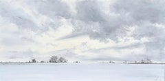 Winter Panorama, Oil Painting