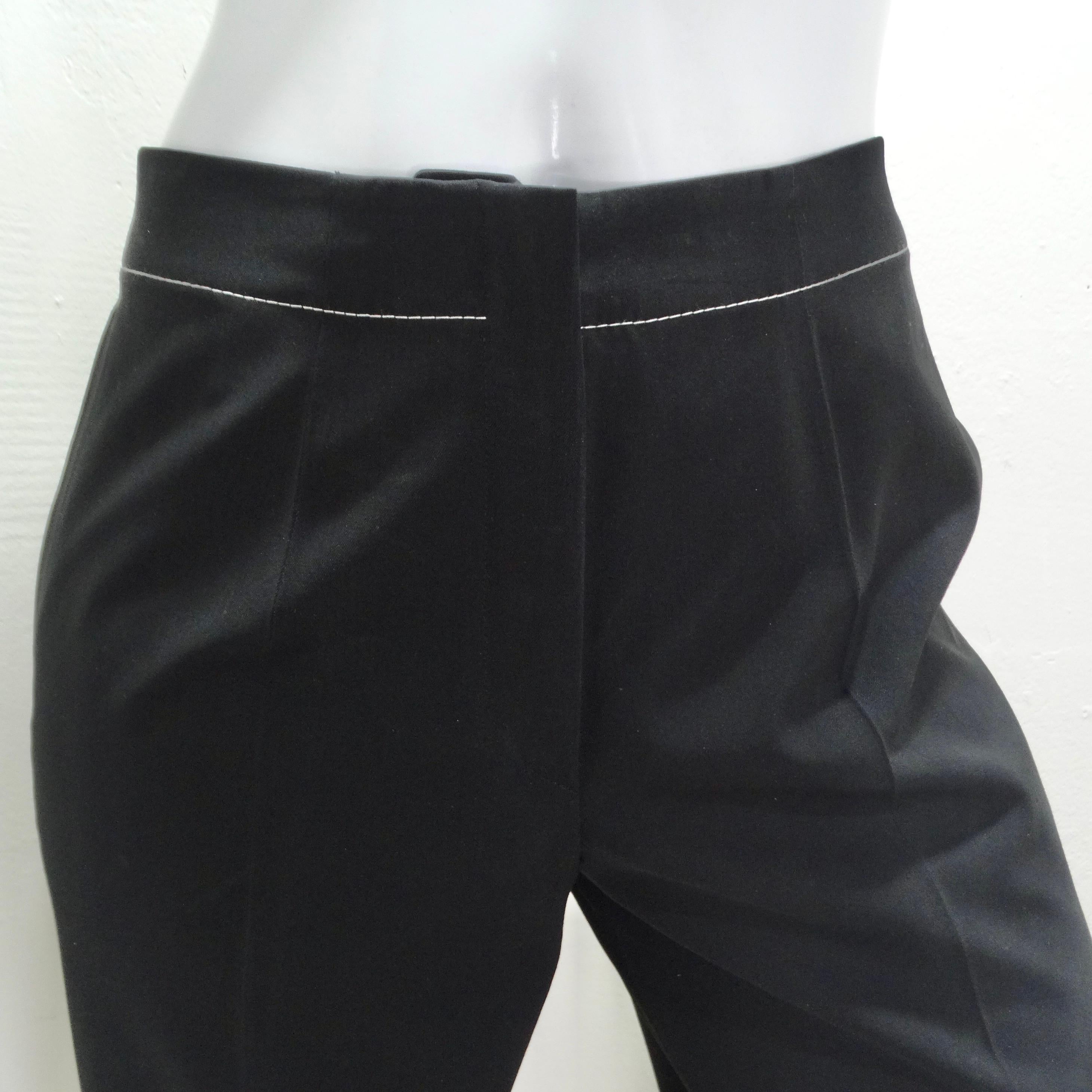 Jill Sander 90s Black Blazer & Trouser Suit Set For Sale 3