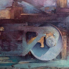 "Metal Hues" (2024) By Jill Soukup, Original Oil Painting