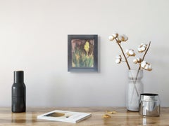 "Giglio della fiaccola" (2025), dipinto ad olio originale impressionista di natura morta floreale