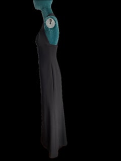 Jill Stuart Black Sweetheart Plug criss Gown