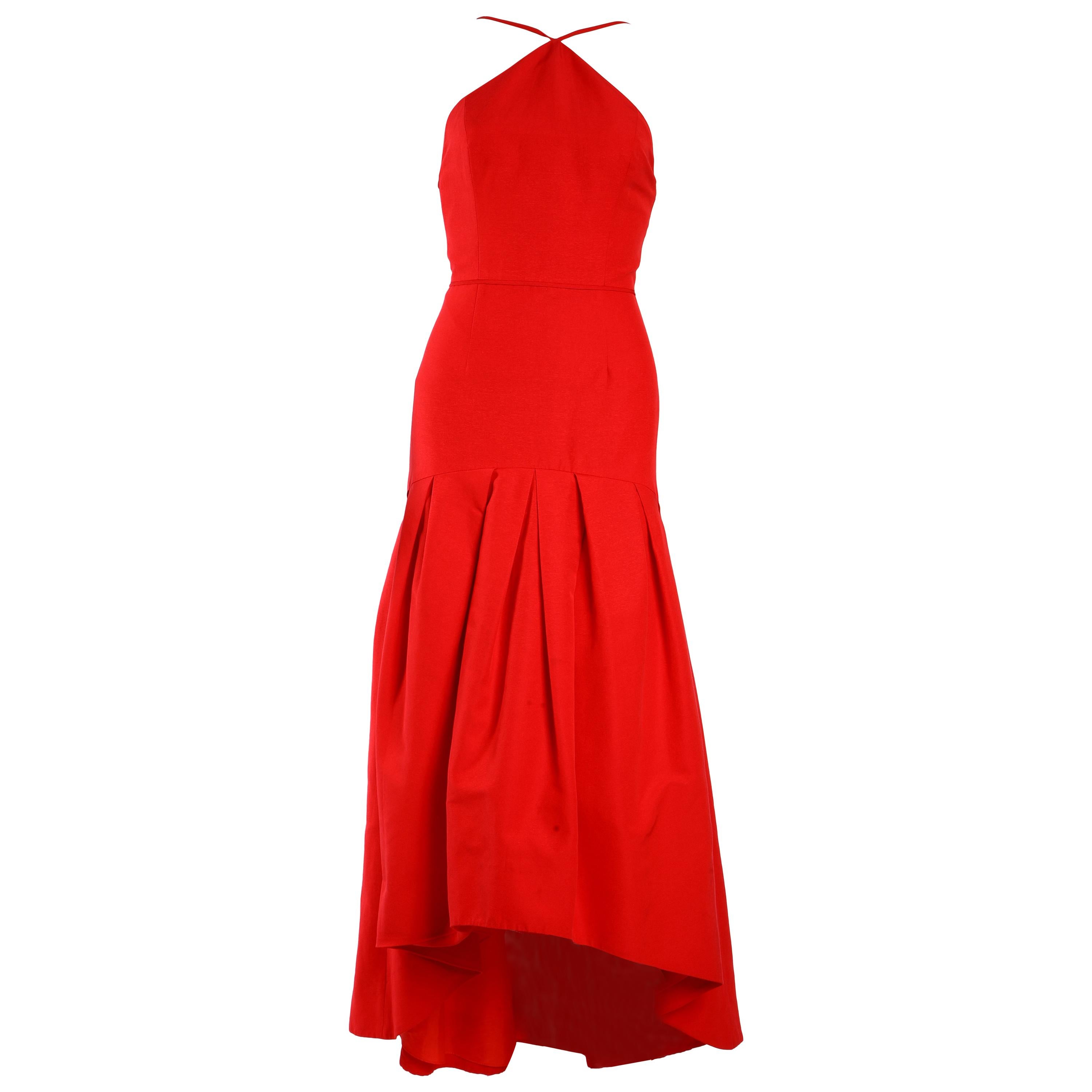 Jill Stuart Red Asymmetric Gown