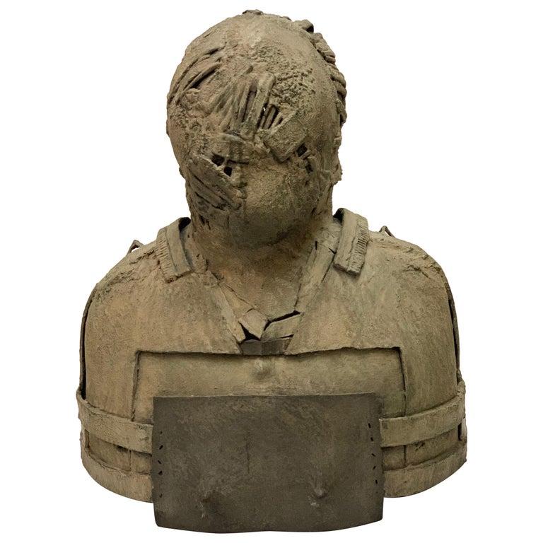 20th Century Jim Amaral Bronze Bust Sculpture For Sale