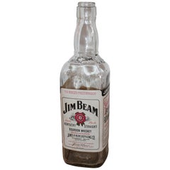 Vintage Jim Beam Whiskey Bottle / Trade Bar Bottle