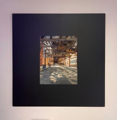 "Beneath the El 1, "  Urban Scene in New York by Jim Beckner