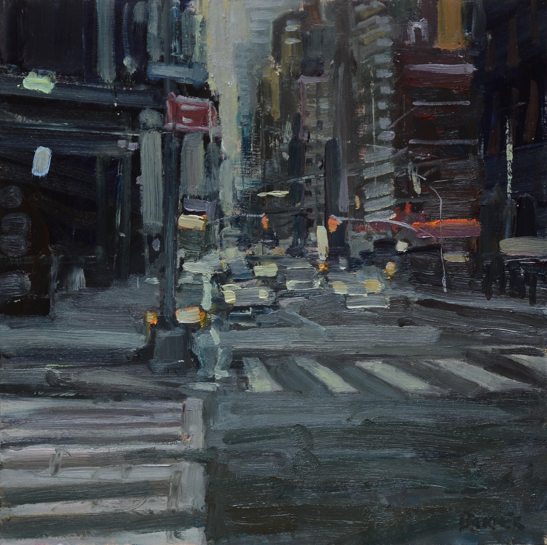 Figurative Painting di Jim Beckner - Città #5