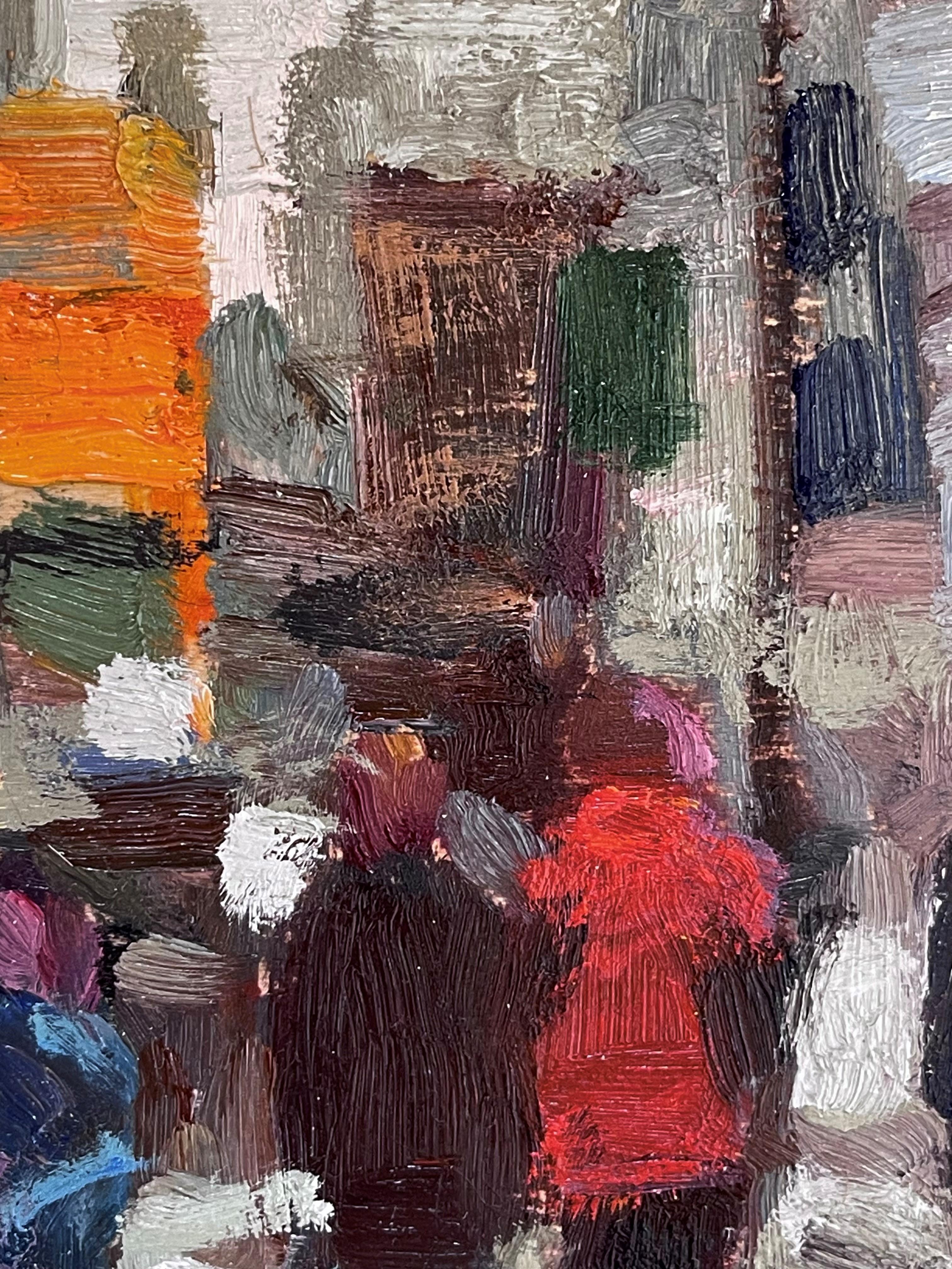 « Eastside, », scène de nuit urbaine de Jim Beckner en vente 3