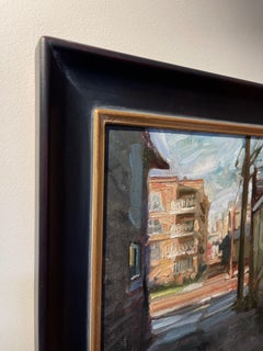 "Golden Triangle Sunset, " Oil Painting