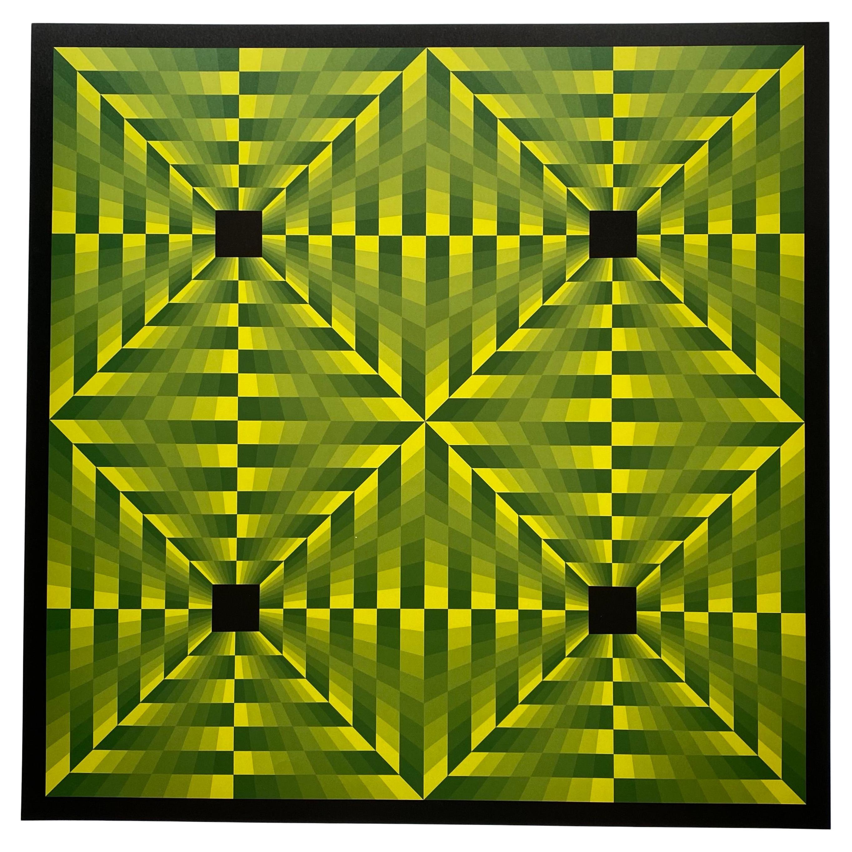 Jim Bird - tribute to Vasarely 15 - 1970 For Sale