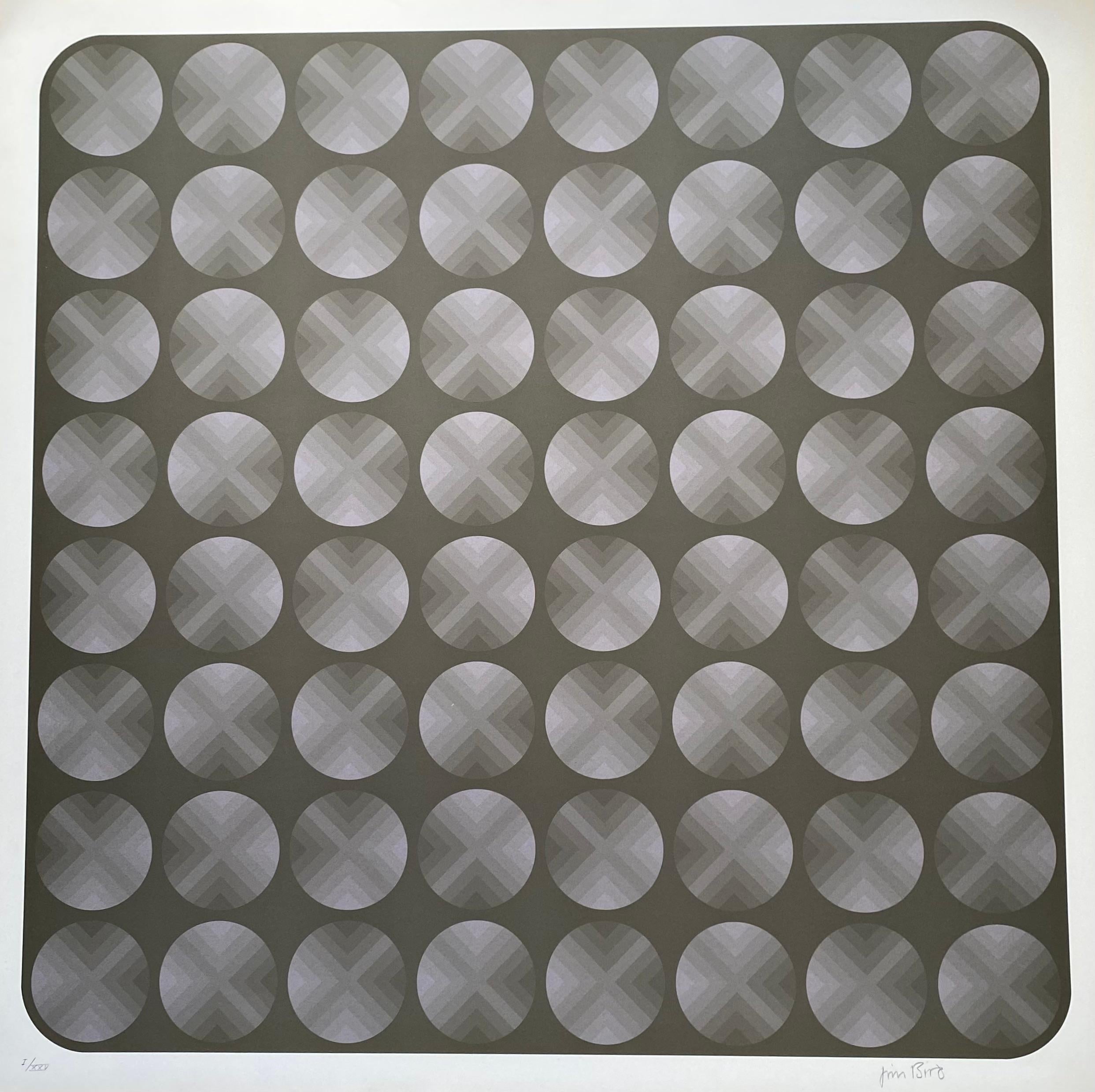 Paper Jim Bird, Tribute to Vasarely 5, 1970 For Sale