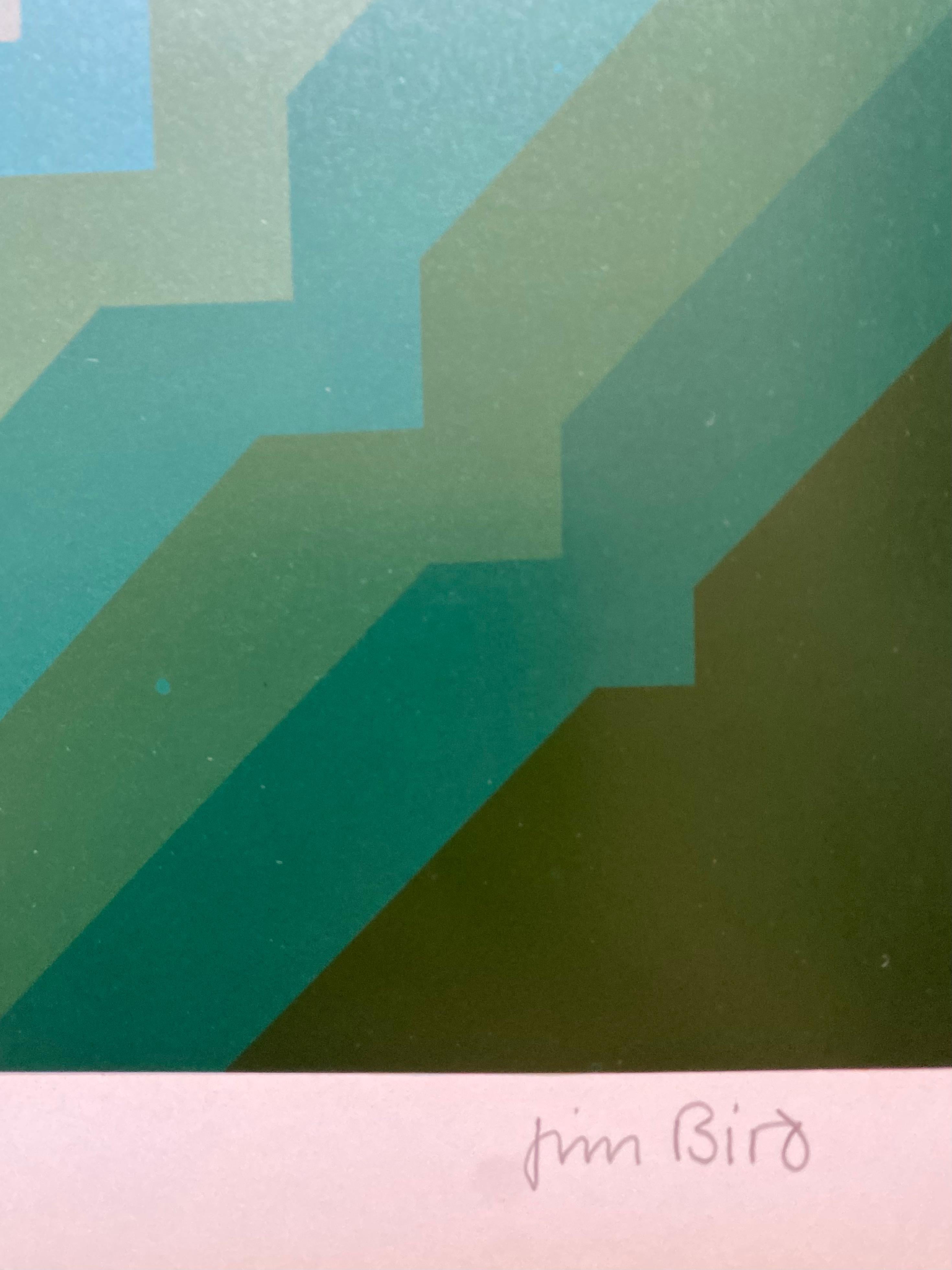Jim Bird - Hommage an Vasarely 6 - 1970 im Zustand „Gut“ im Angebot in Saint ouen, FR