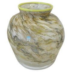 Jim Bowman Signed Art Glass Vase