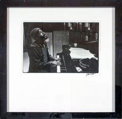 „Marvin Gaye bei der Aufnahmesession für 'Let's Get it On'“, Foto von Jim Britt