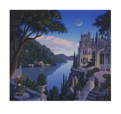 Vintage Jim Buckels 'Cheshire Moon'- Serigraph- Signed
