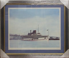 "Poner en la bahía", de Jim Clary. Litografía enmarcada de edición limitada: 213/750.