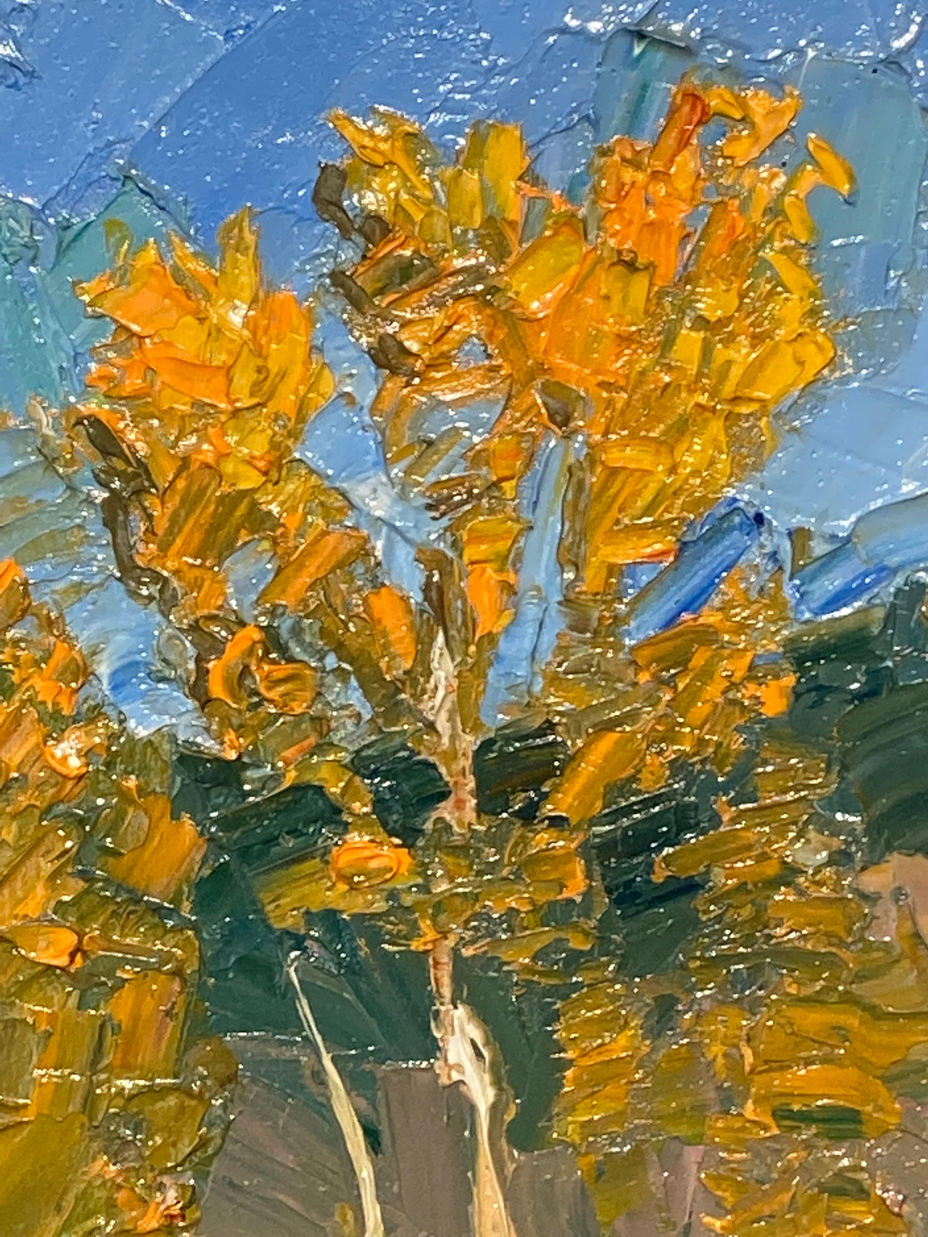 Peinture à l'huile sur toile Aspen in Vail de Jim Cobb en vente 6
