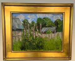 Peinture à l'huile sur toile « Beauty in an Alley » (La beauté dans une allée) de James Cobb