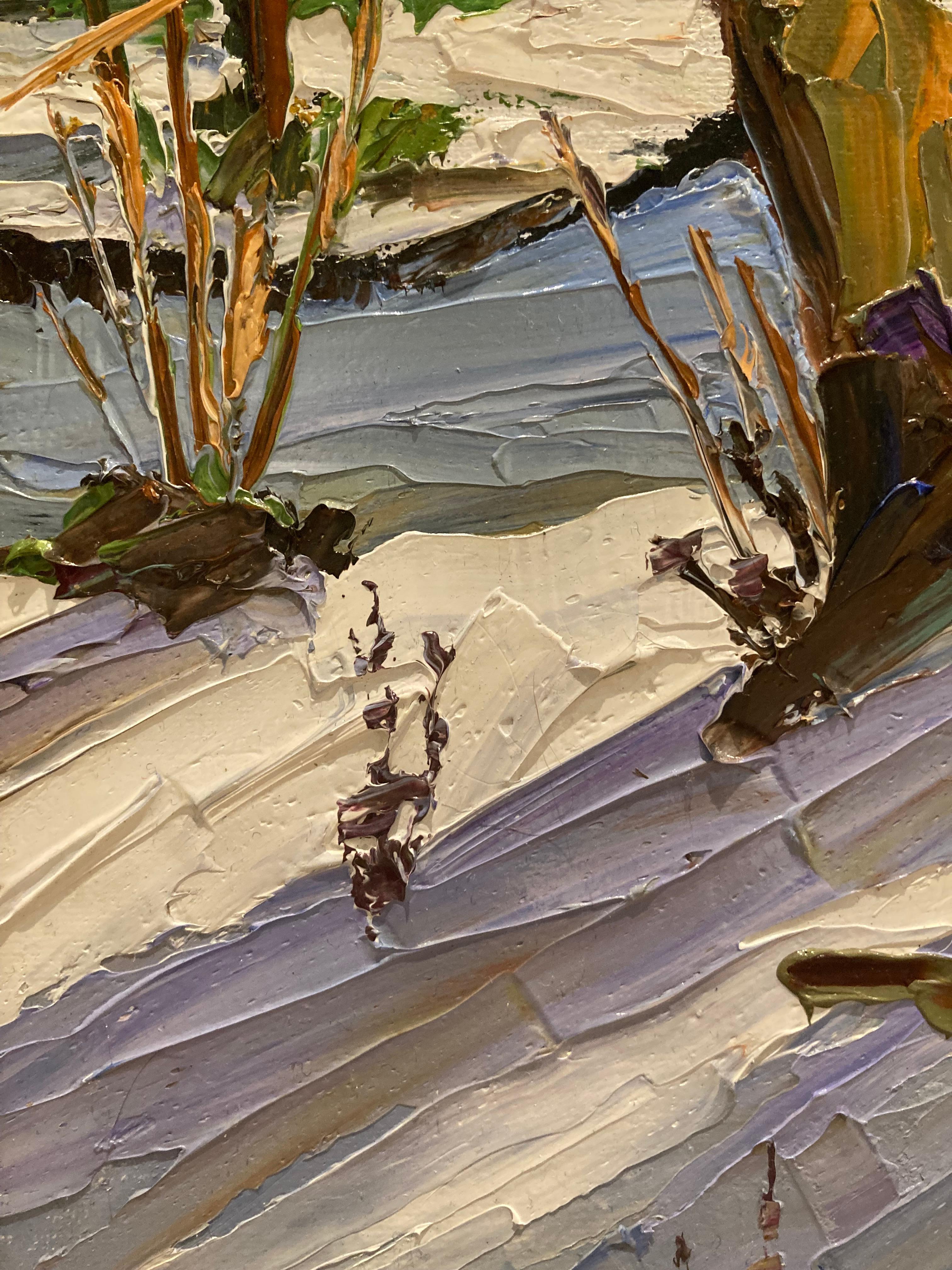 „River Birch“ von James Cobb, Öl auf Leinwand, Gemälde im Angebot 1