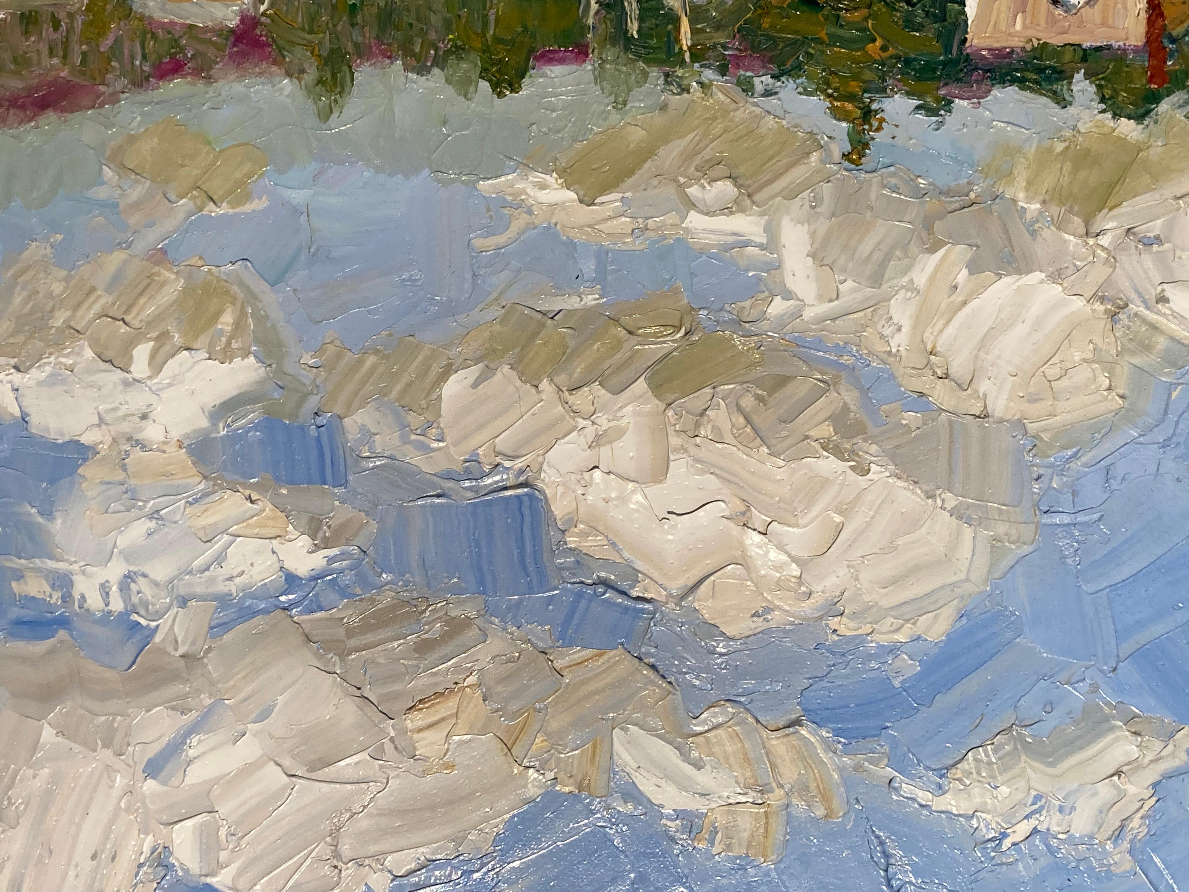 „Susan's Farm“ von James Cobb, Öl auf Leinwand, Gemälde im Angebot 1