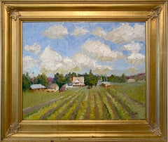 'Susan's Farm,' by James Cobb, Oil on Canvas Painting