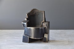 Jim Cole, Sculpture Chair Titled "The Rim", Welded Metal, 2006, Artists Studio