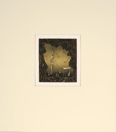 "Alice Monday Morn" - 1975 Surrealist Lithograph on Paper