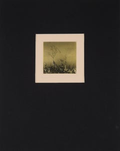 "Arian Moon Chance" - 1975 Surrealist Lithograph on Paper