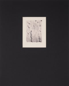 "Partenza #6" - Litografia surrealista su carta del 1976