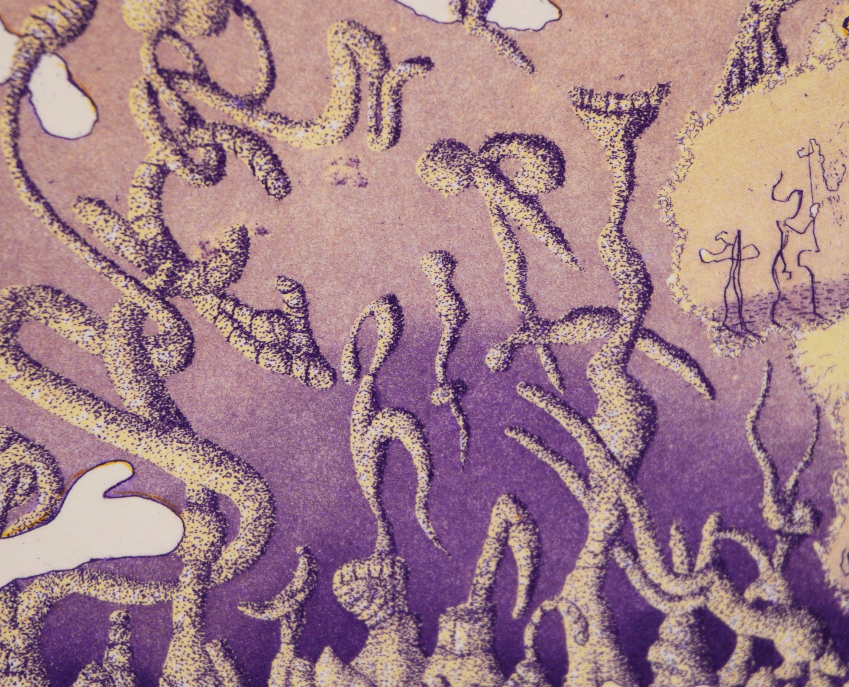 „Departure #7“ – Lithographie auf Papier (Moderne), Print, von Jim Crabb