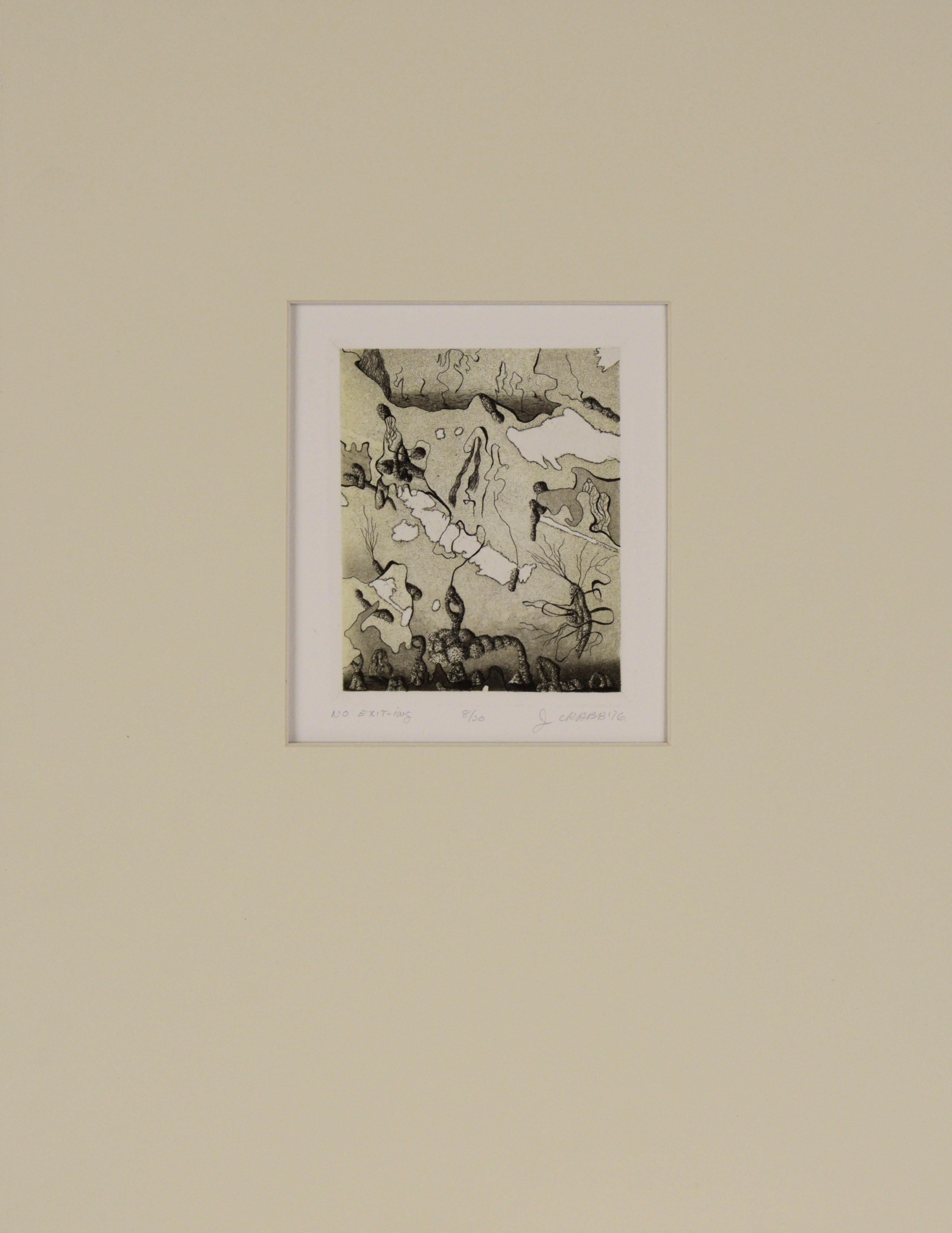 "No Exit-ing" - 1976 Litografia su carta