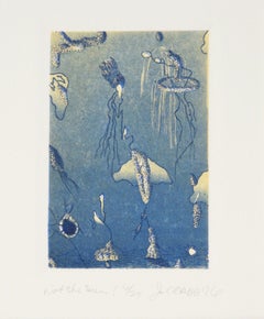 "Nicht die Sonne" - Surrealistische Lithographie auf Papier 1976
