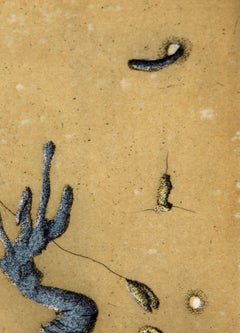 "Pygmalion's Ladder" - Surrealist Colored Etching 9/20, 1975