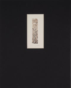 "Coniglio" - Litografia surrealista su carta del 1976