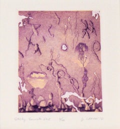 "Sticky Sonnets I + II" - 1976 Surrealist Lithograph on Paper