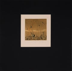 "Jardín de los domingos" - 1975 Litografía surrealista sobre papel
