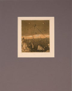 "T.A.M.P. #3" - 1975 Litografía surrealista sobre papel