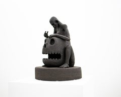 «Heads Up» Figurative Sculpture by Norwegian artist Jim Darbu